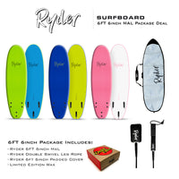 Ryder Mal Series | 6ft6in Soft Surfboard - Package Deal