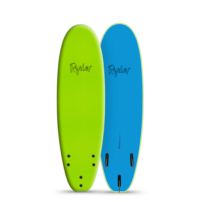 Ryder Mal Series | 6ft6in Soft Surfboard - Apple Green