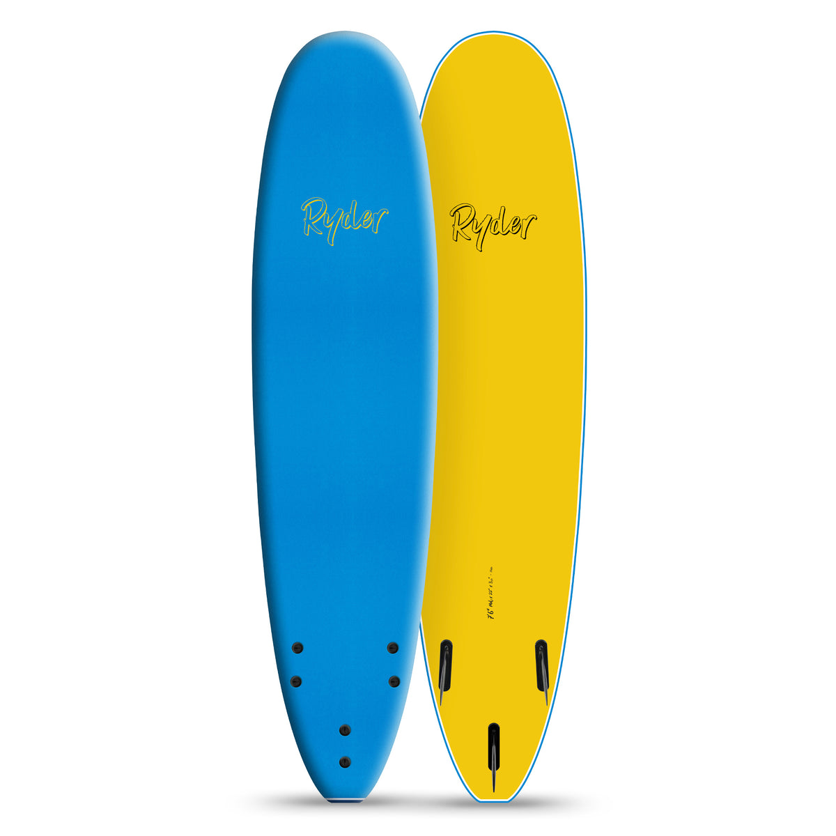 Ryder Mal Series | 7ft6in Soft Surfboard - Az Blue