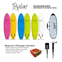 Ryder Beginner Surfboard Package Deal - 6ft