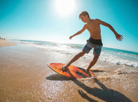 RYDER Epoxy Resin Skimboard 48″ - Black / Lime