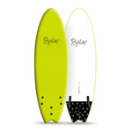 Fish Series | 6ft6in Soft Surfboard - Electric Lemon
