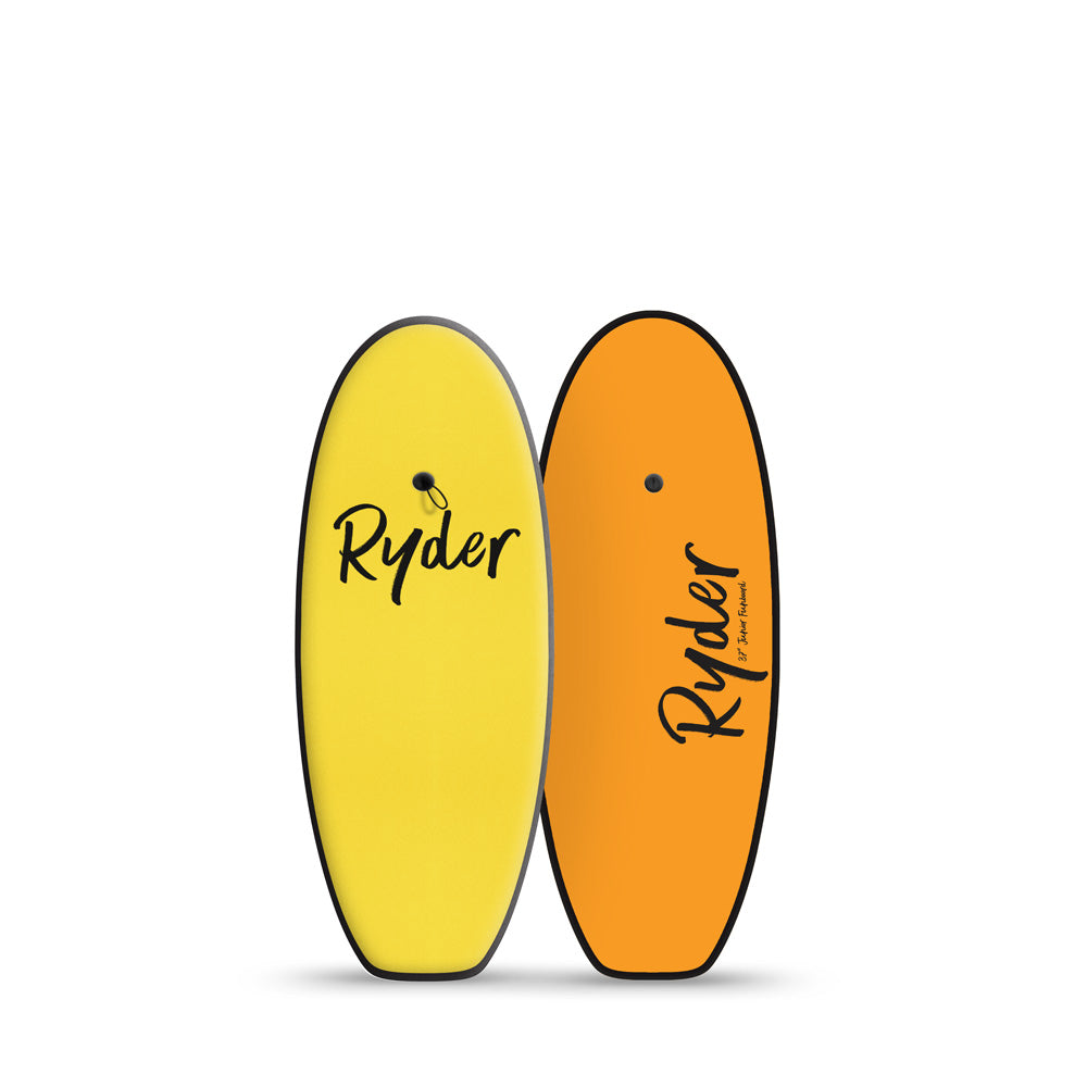 37” | Junior Funboard - Yellow - Ryder Boards