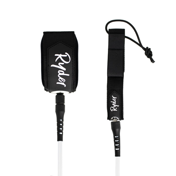 Ryder Surfboard - Clear /White Leg Rope